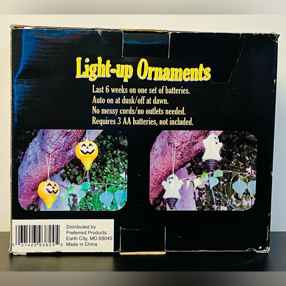 Halloween Light Up Ghost Ornaments - Picture 4 of 5